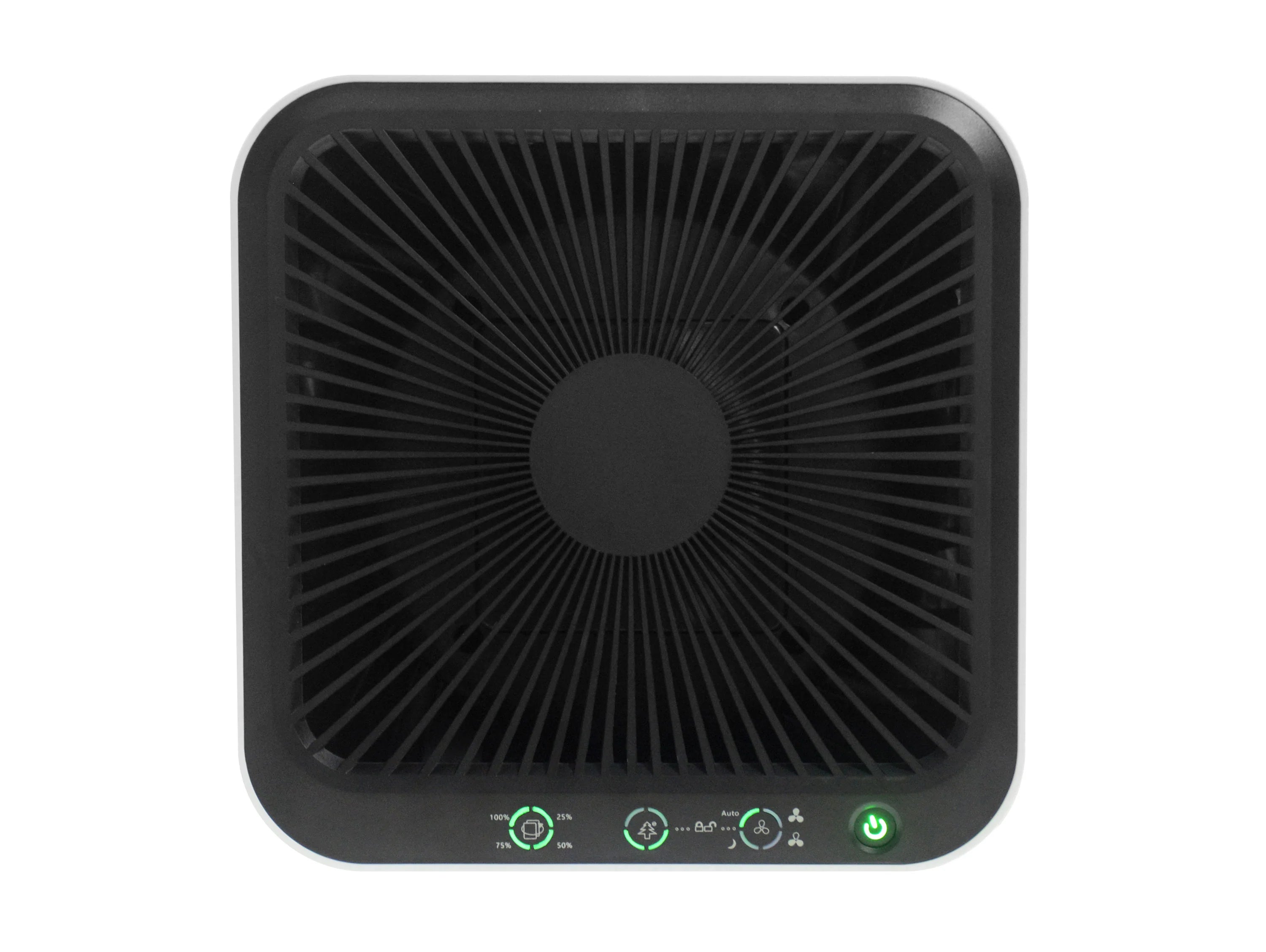 Purificateur d'air avec filtre HEPA, PM2, ioniseur, écran tactile LED, 3 vitesses et mode AUTO pour 60m2