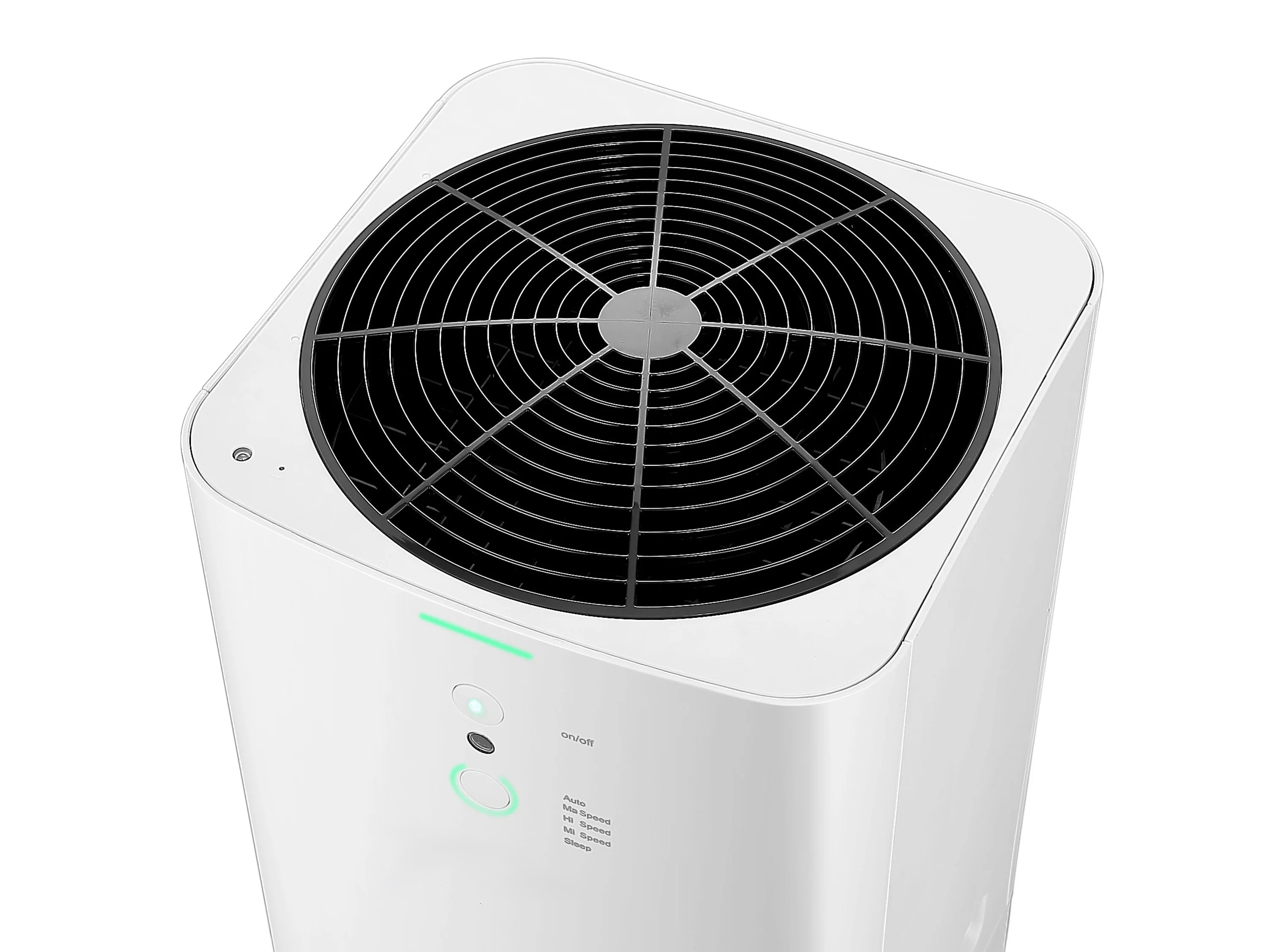Purificateur d'air avec 2 filtres HEPA, PM2, ioniseur, écran tactile LED, 3 vitesses et mode AUTO pour 90m2