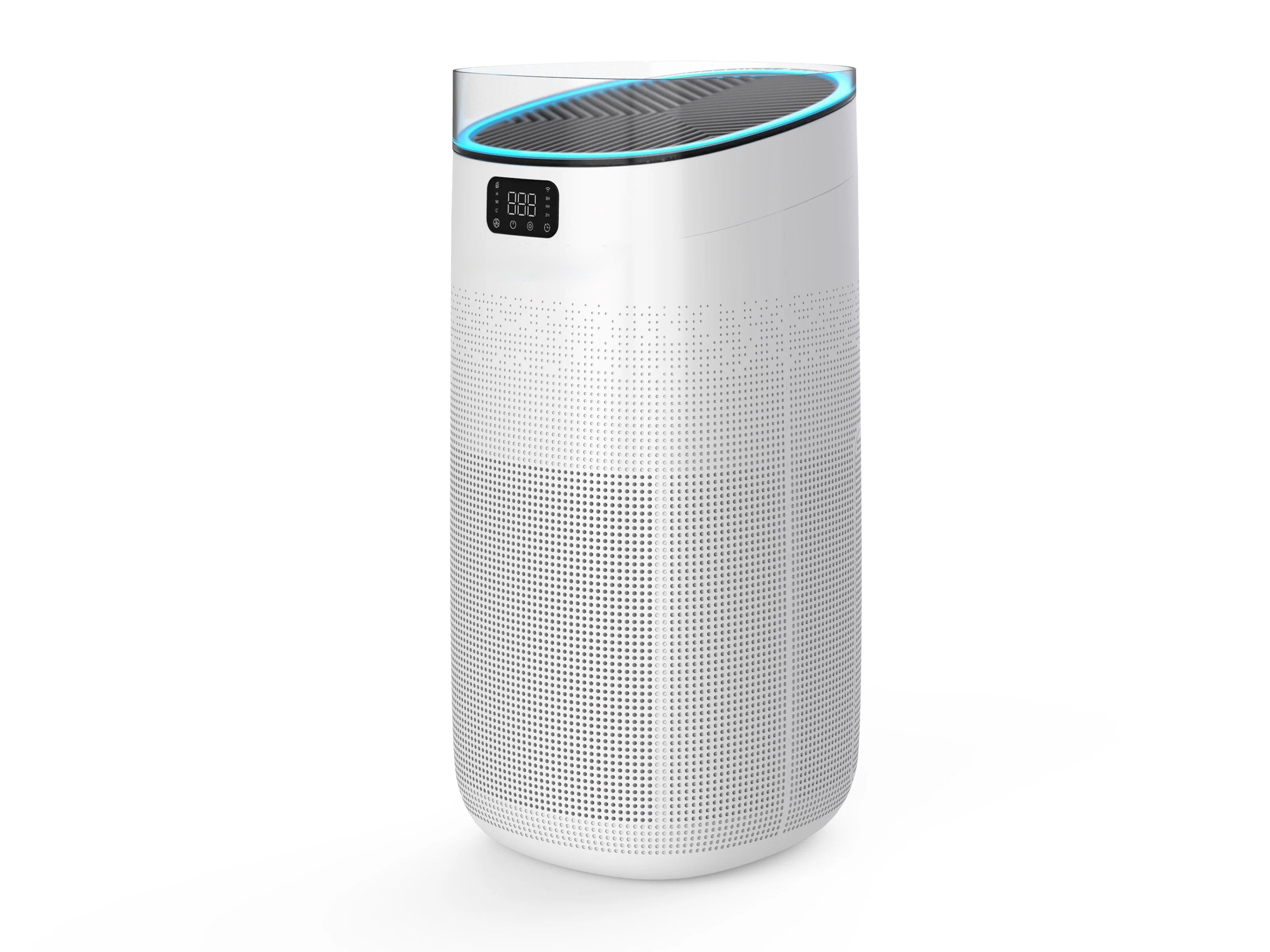 Purificateur d'air avec filtre HEPA H13, PM2, ioniseur, écran tactile LED, 3 vitesses et mode AUTO pour 50m2