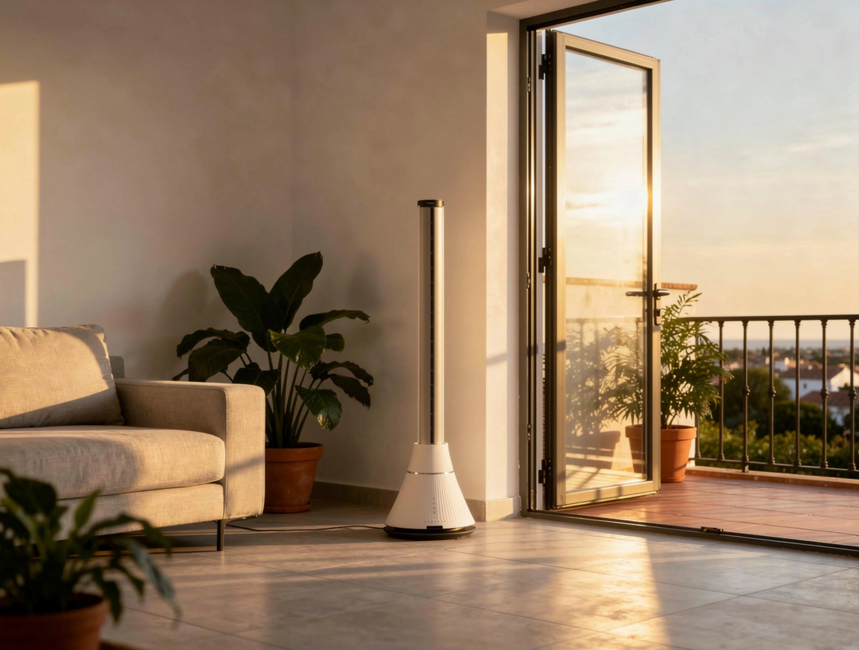 Ventilateur tour 100W ultra-silencieux avec 8 vitesses